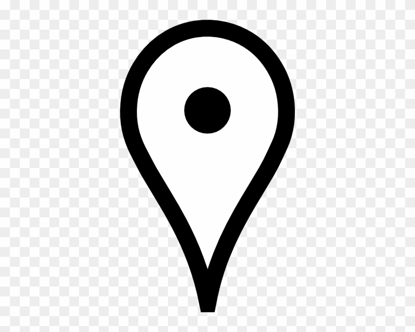 White Map Pin Png #9180