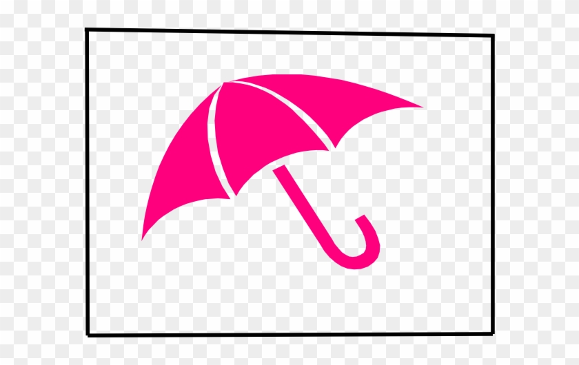 Umbrella Clip Art - Pink Umbrella Clip Art #9192