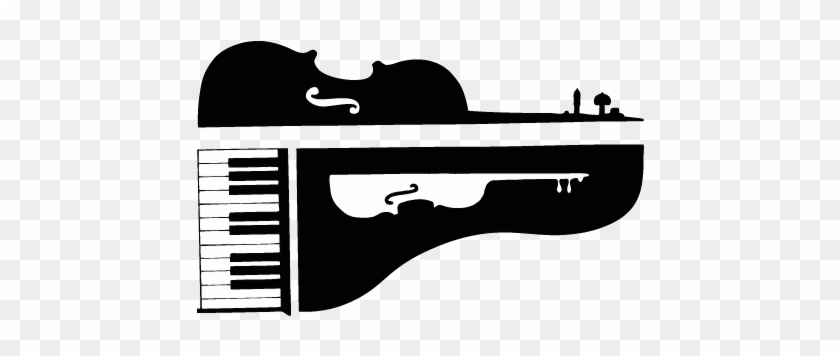 Music Tutors & Instrument Repair - Piano And Violin Clip Art #9210