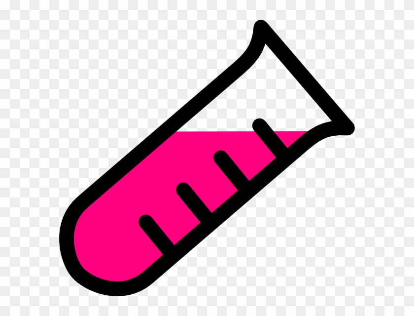 Test Tube Clipart Pink Test Tube Clip Art At Clker - Science Test Tubes Clipart #9240