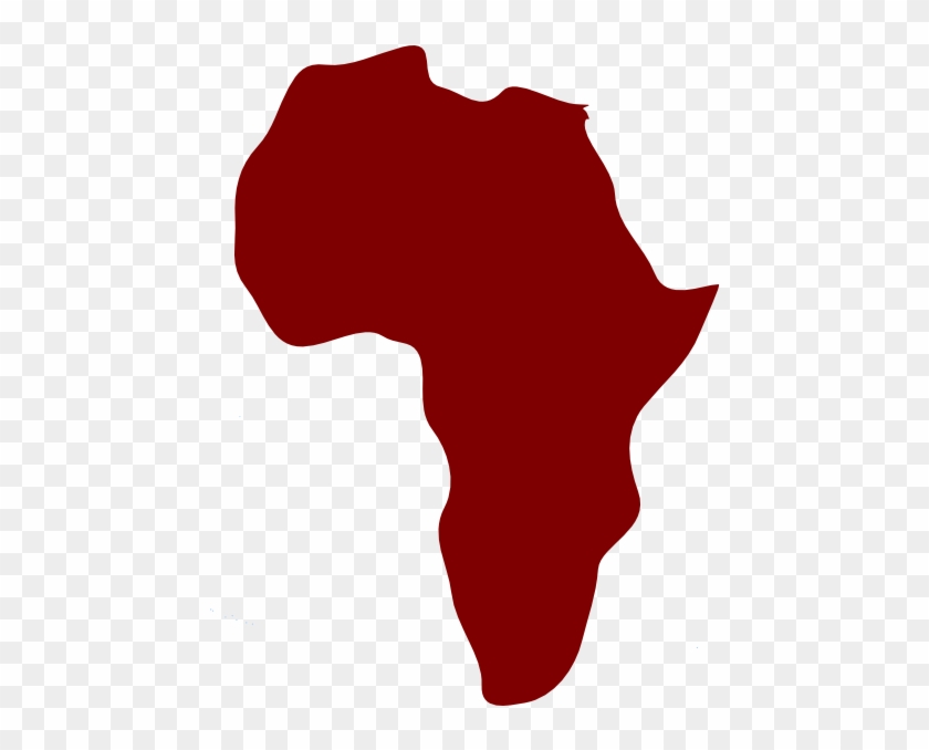 Africa Map Clipart Cliparts And Others Art Inspiration - Red Map Of Africa #9279