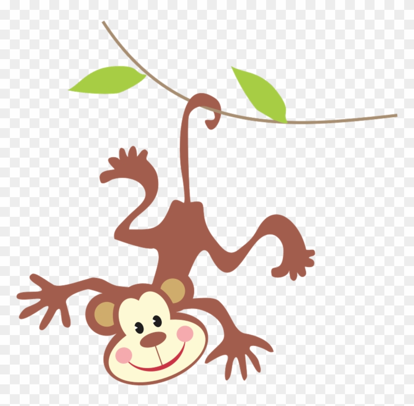 Jungle Babies Clip Art - Free Monkey Clipart #9294