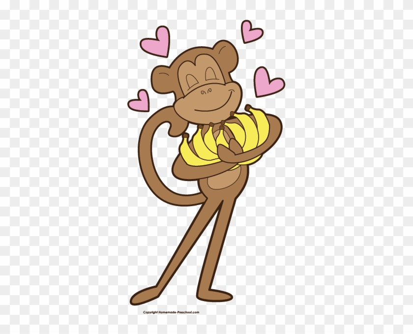 Monkey And Banana Clipart #9298