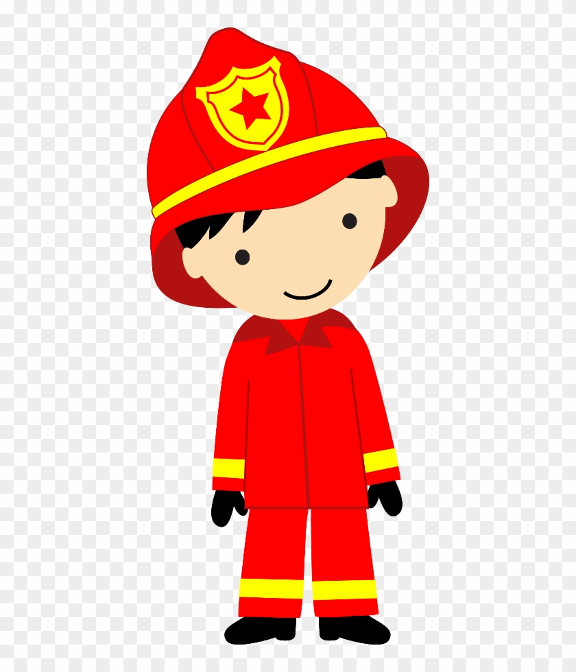 Bombeiros E Polícia - Fireman Kid Png #9347