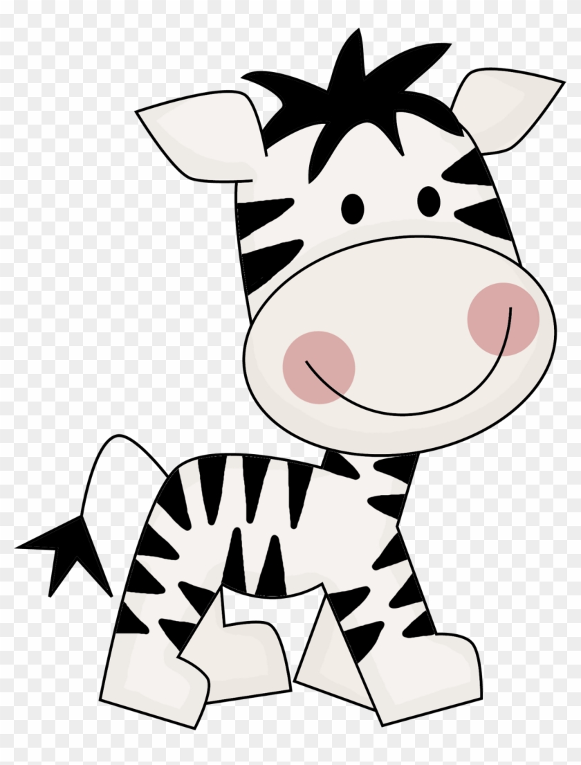 Clipart Girl Zebra Cute - Tags Safari Para Imprimir #9374