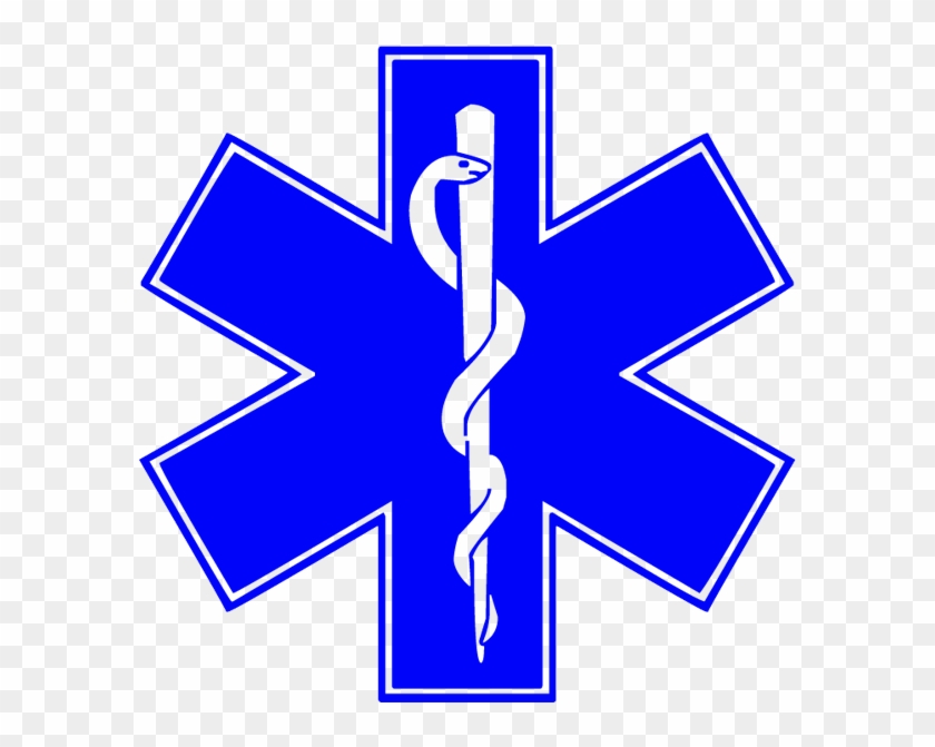 Blue Star Of Life Medical Symbol - Star Of Life Stickers #9414