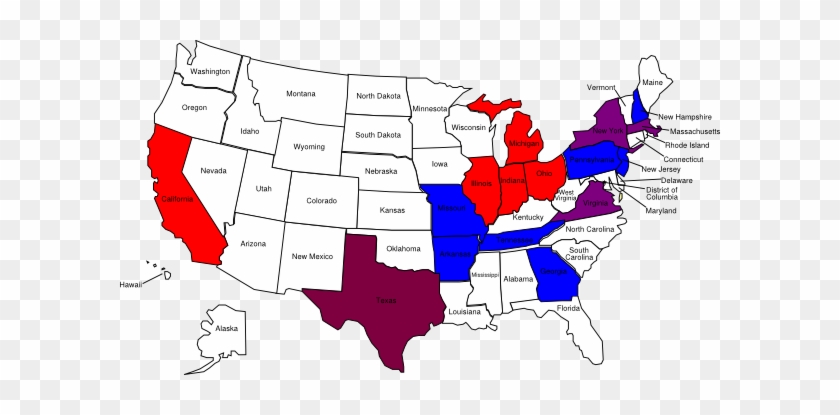 Electoral College Map 1892 #9443