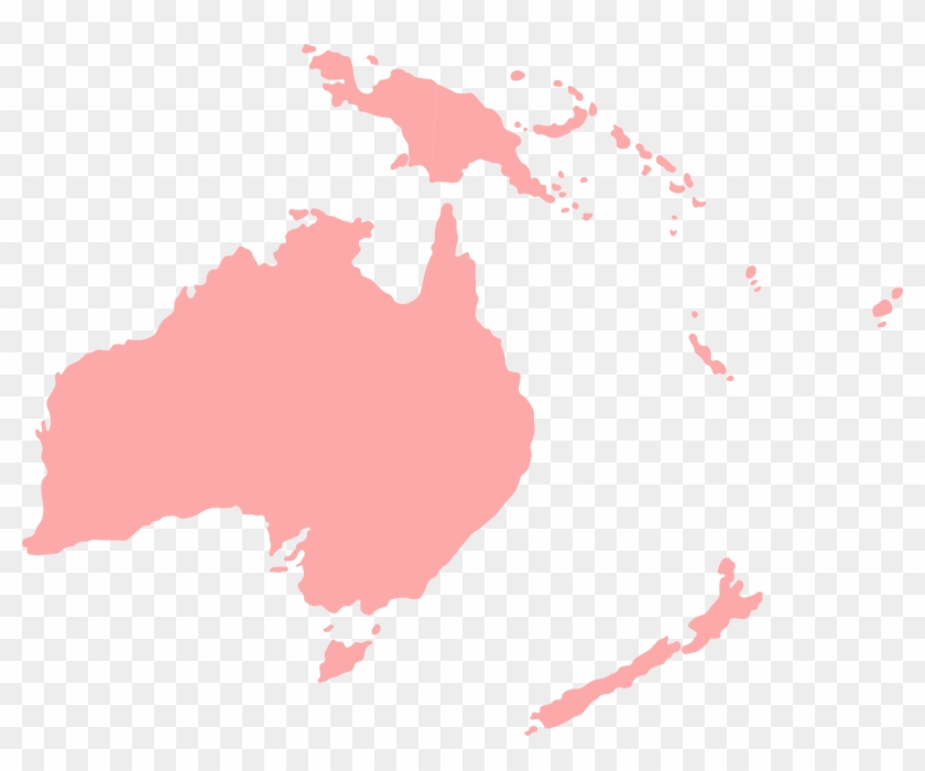 Montessori Australia Continent Map Outline Clip Art - Australia Continent Map Outline #9482