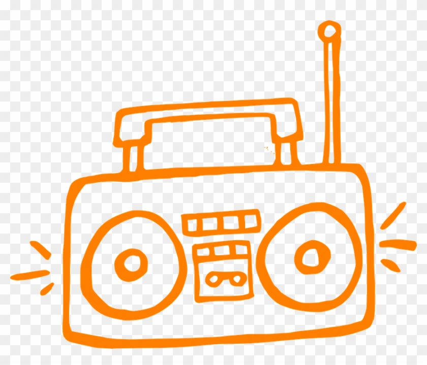 Radio Playing Antenna Audio Sound Music Equipment - 80s And 90s Music #9520