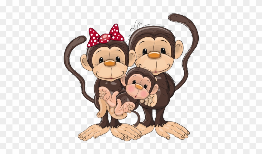 Monkey Family Monkeys Pinterest Baby Monkey Clip Art - Monkey Mothers Day Cards #9555