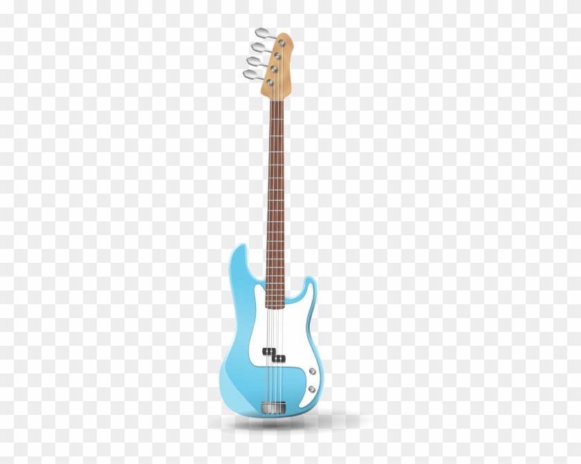 Bass-guitar Clip Art - Bass Guitar Clip Art #9574