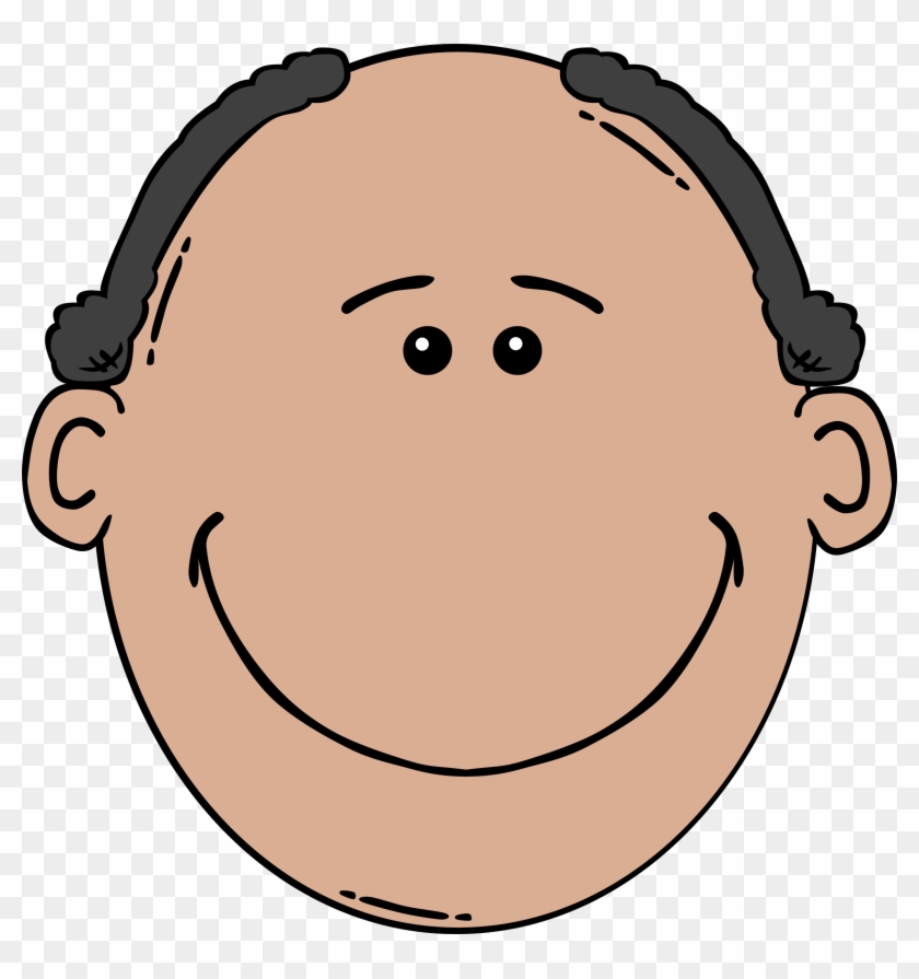Big Image - Old Man Face Clipart #9629
