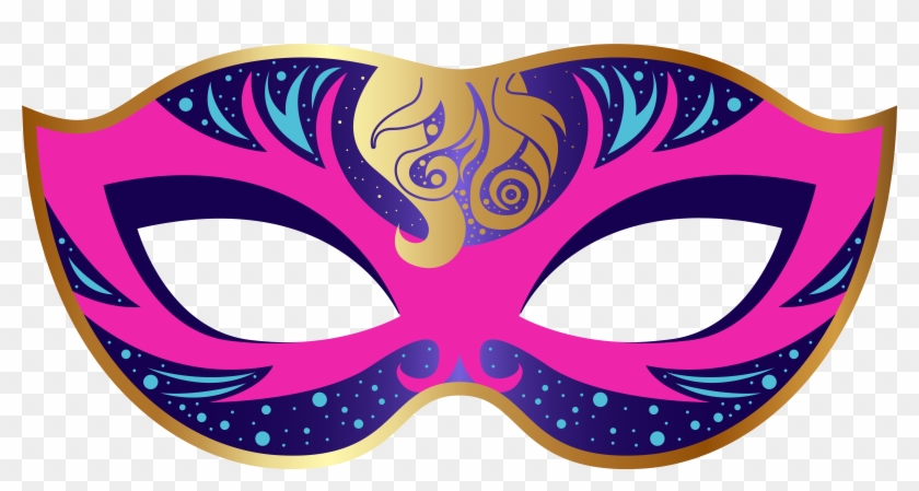 Mask Clip Art - Carnival Mask Png #9666