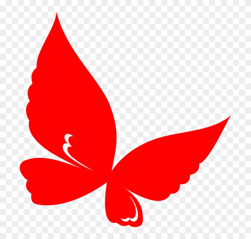 Red Butterfly Clipart #9745