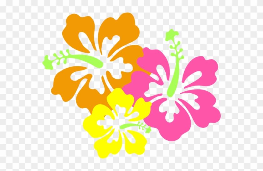 Hawaiian Luau Clip Art Border Clipart Free To Use Clip - Hibiscus Clip Art #9891