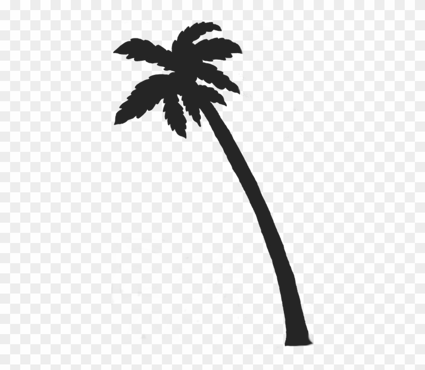 Island With Palm Trees Silhouette Png Clip Art Imageu200b - Mural #9968