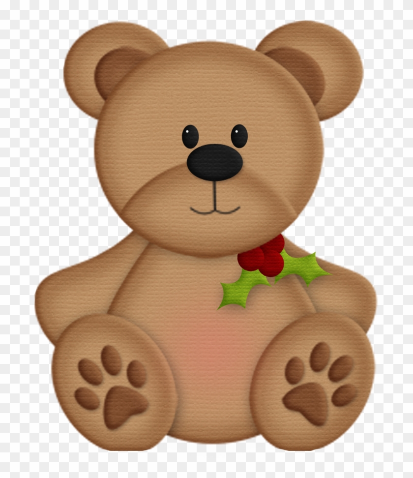 christmas teddy bear clip art