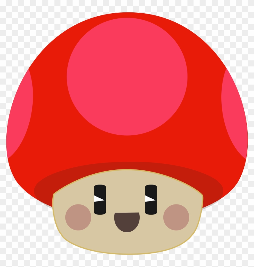 Happy Mushroom - Cartoon Mushroom #10028