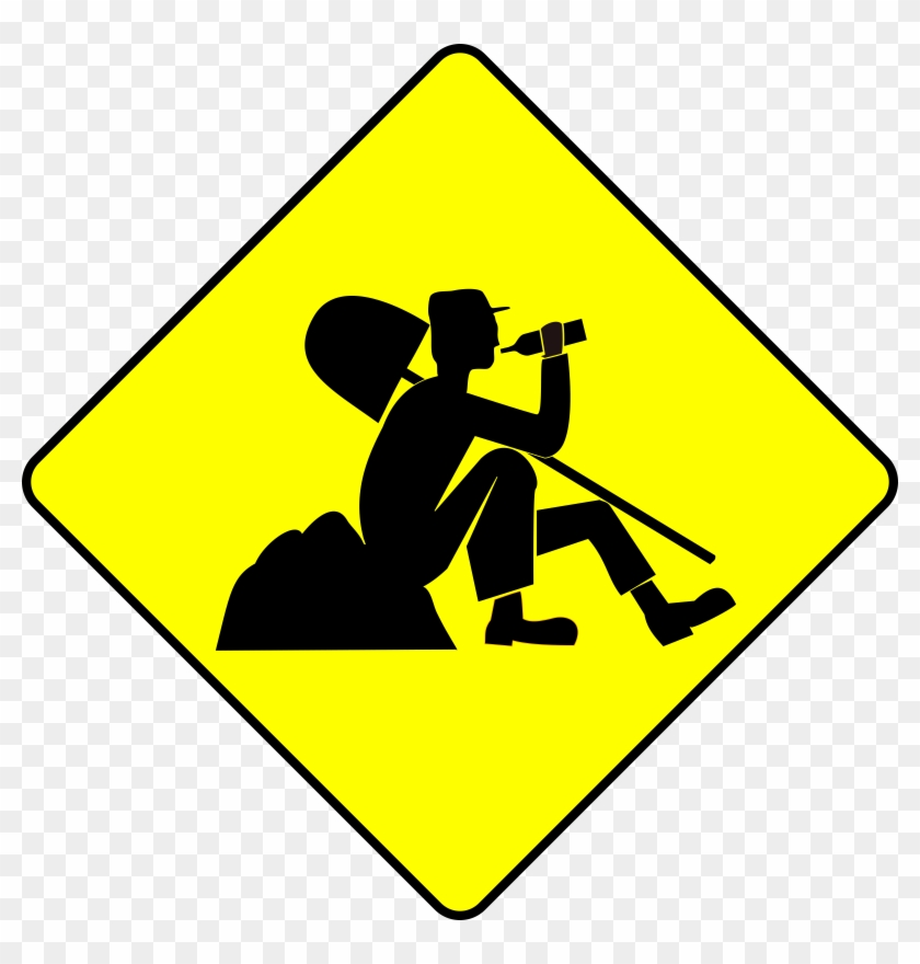 Big Image - Men At Work Sign #10124