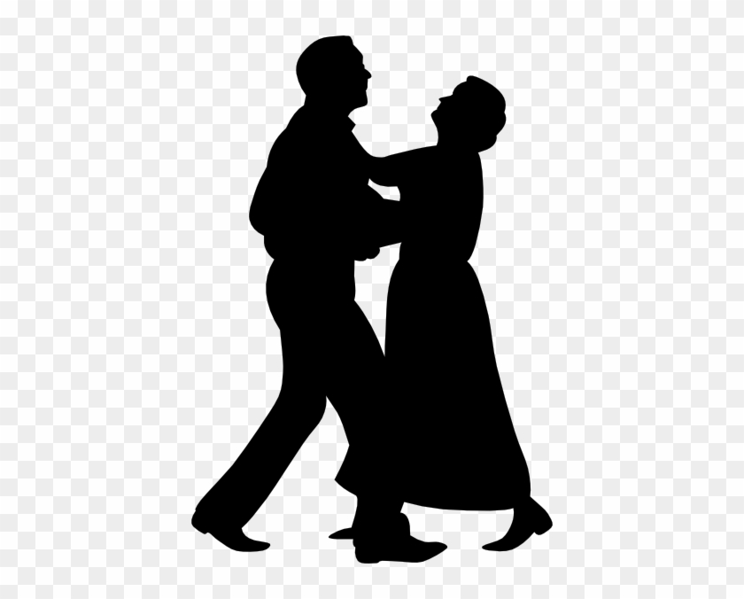 Free Vector Dancing Couple Clip Art - Couple Dancing Vector #10135