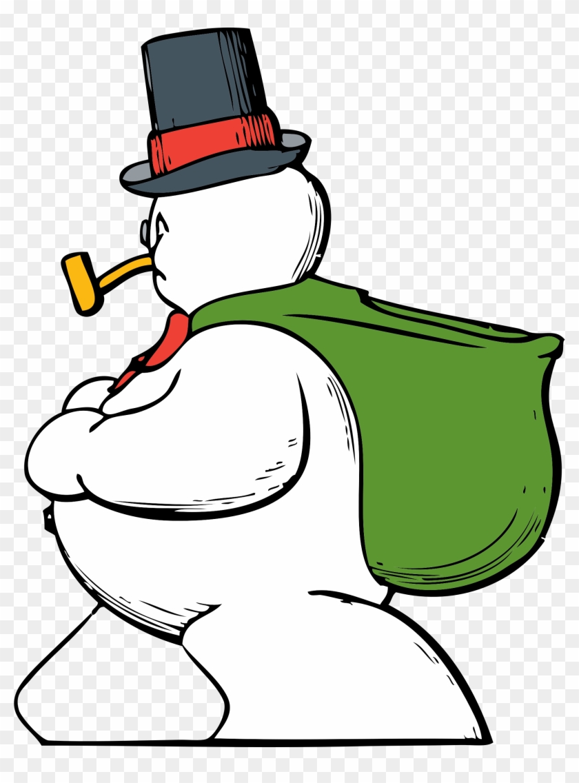 Big Image - Snowman Clip Art #10140