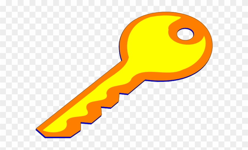 Yellow Orange Key Clip Art - Orange Yellow Clker #10202