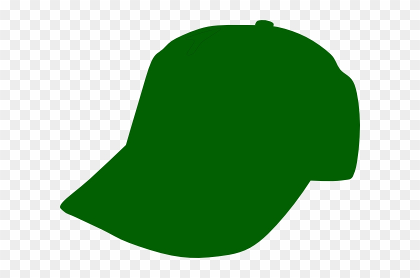 Cartoon Baseball Hat Clipart - Green Baseball Cap Clipart #10210