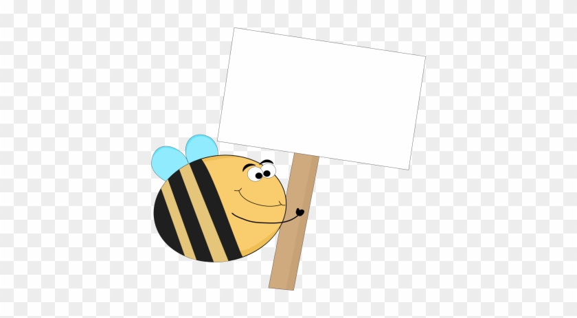 Funny Bee Blank Sign - Funny Blank #10219