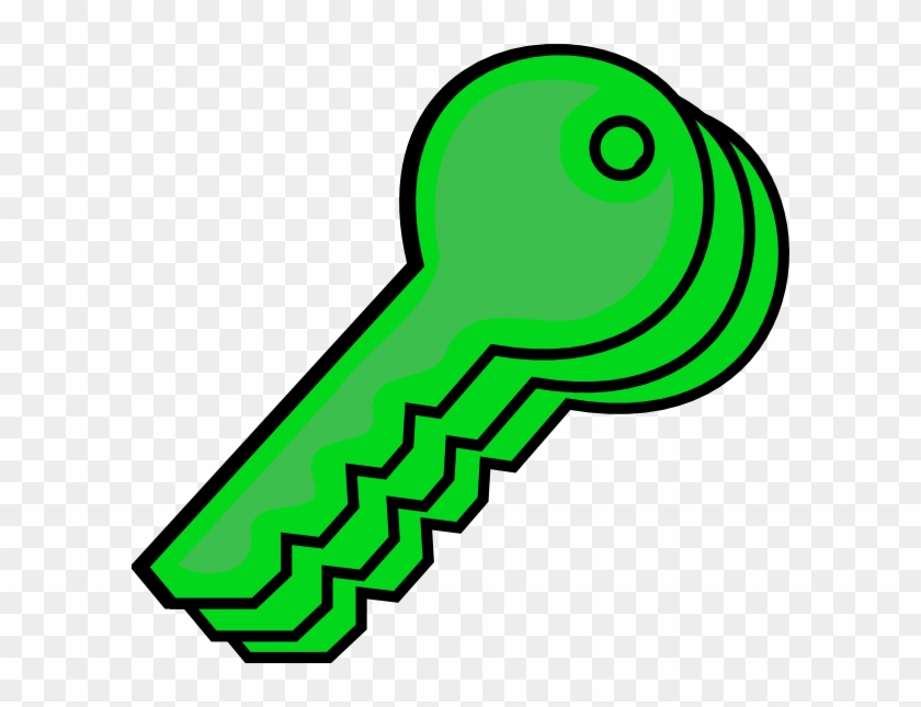 Different Color Of Key Clipart #10228