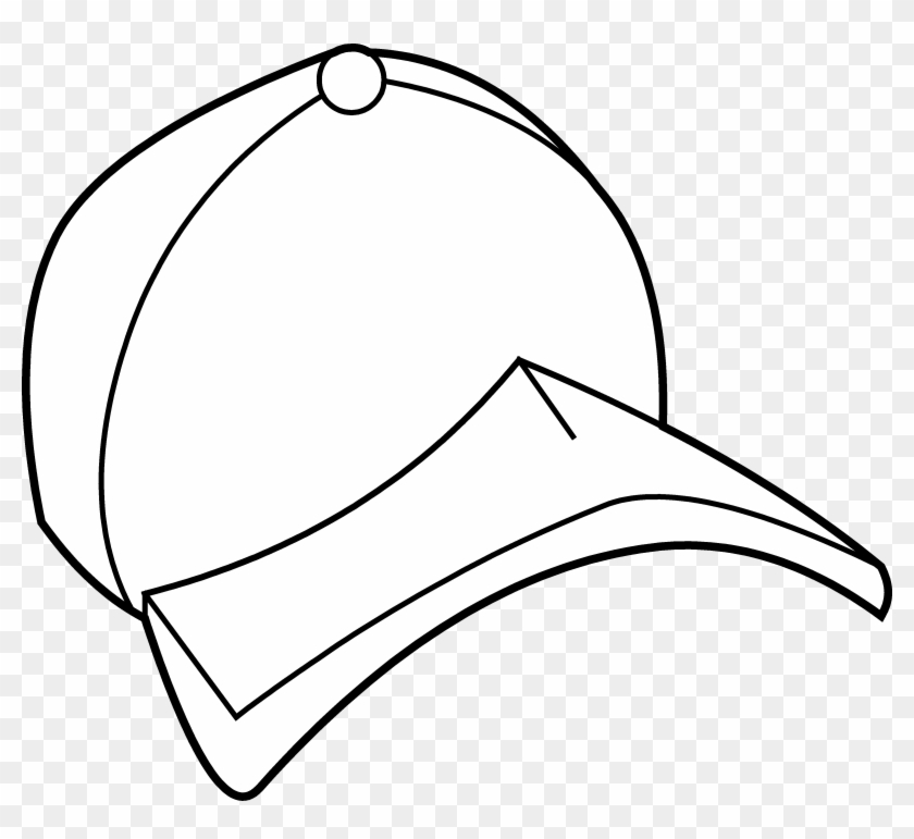 Baseball Cap Coloring Page - Baseball Cap #10245