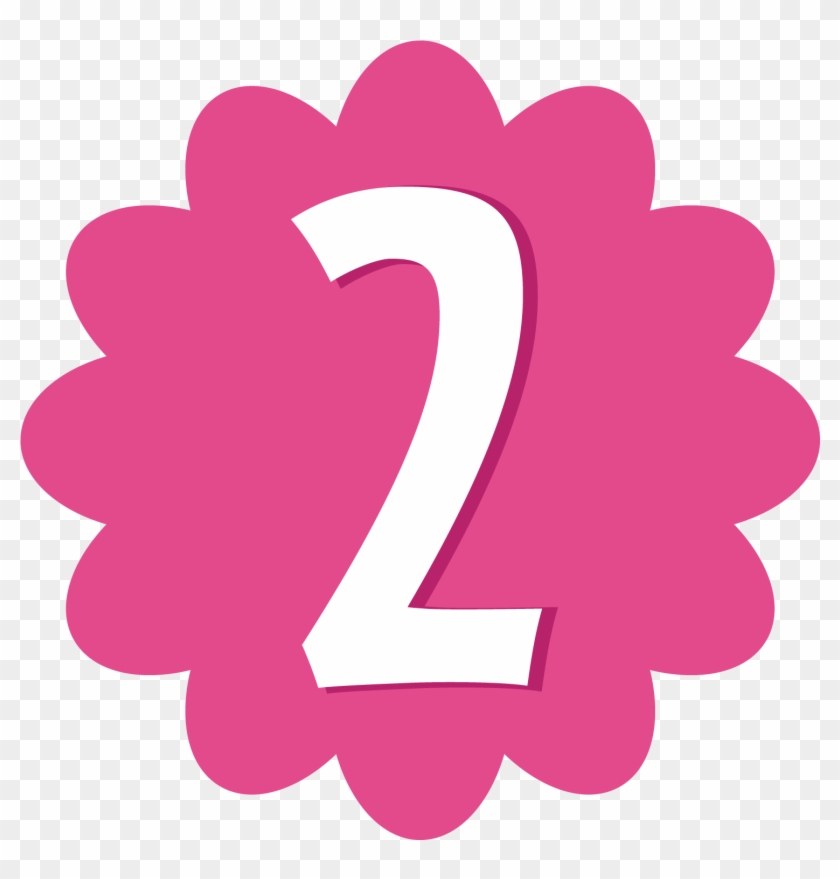 Pink Number 2 Clip Art Clipart Free Clipart - Pink Number 2 Clipart #10240