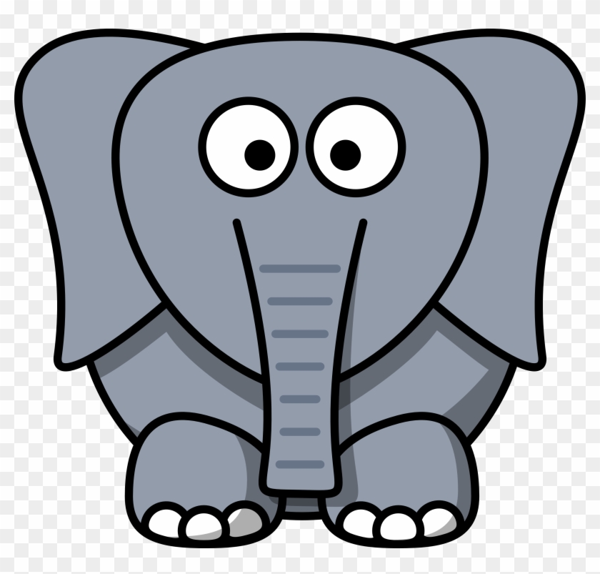 Images Of Cartoon Elephants - Cartoon Elephant Face #10251