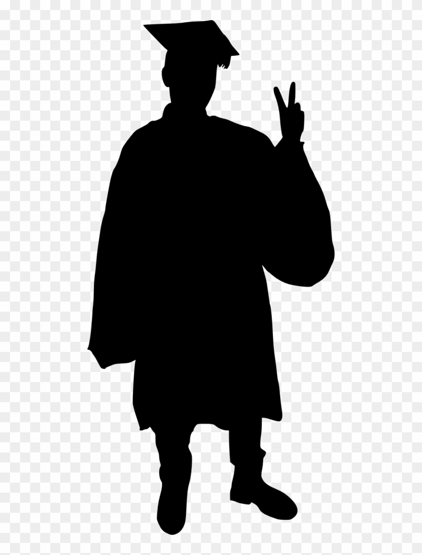 Graduate Silhouette - Graduation Silhouette #10259