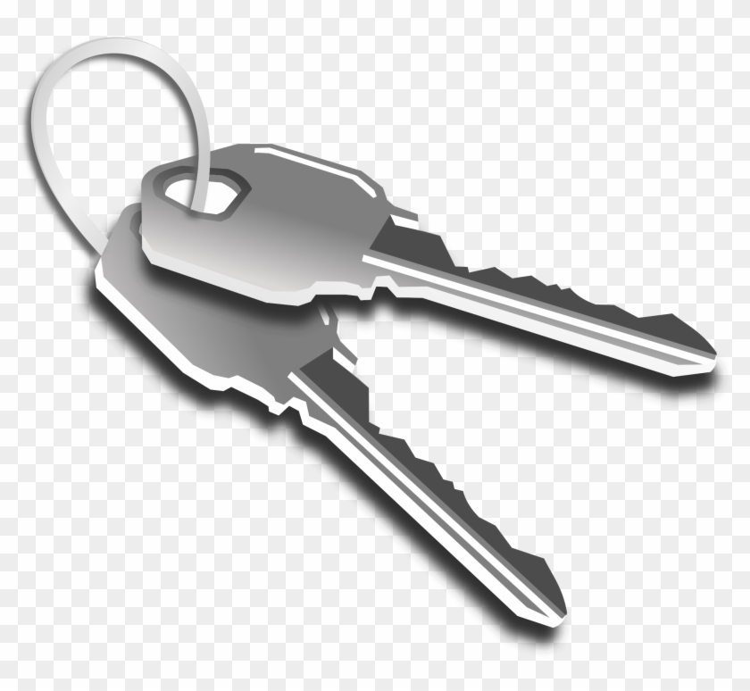 Free Golden Key Clip Art - مفاتيح ابواب #10290