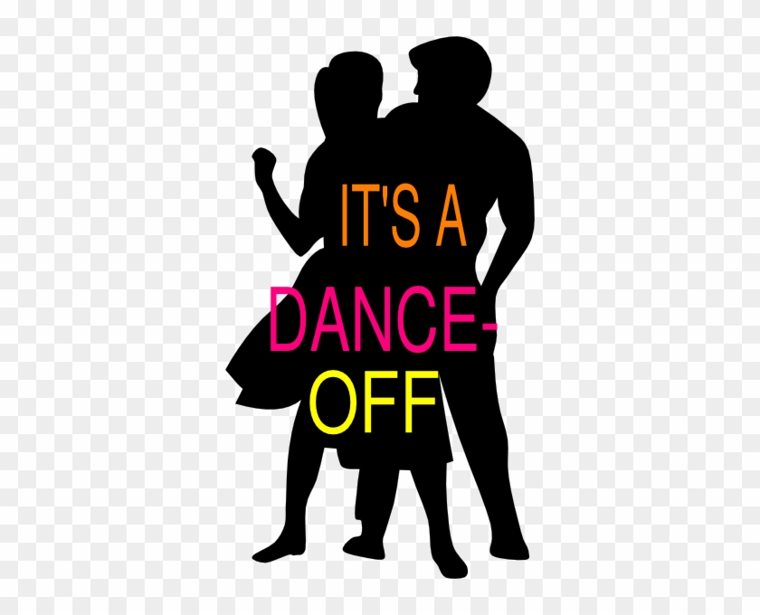 Dance Clip Art - Two People Dancing Silhouettes #10330