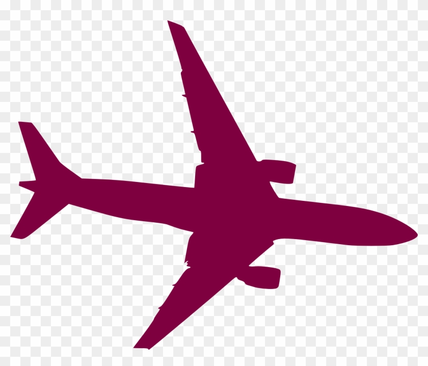 Airplane Aircraft Silhouette Clip Art - Plane Vector #10428