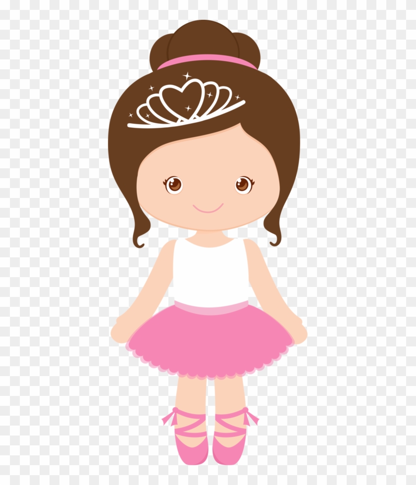 Bailarinas Princesas - Minus - Cute Ballerina Clipart #10529