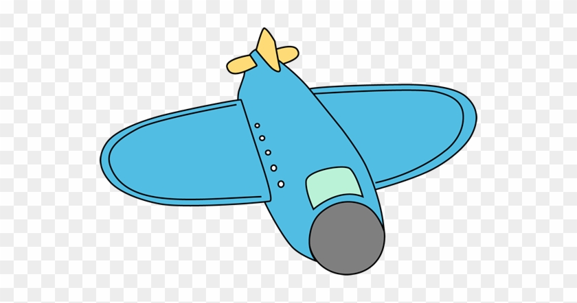 Big Blue Airplane - Airplane My Cute Graphics #10548