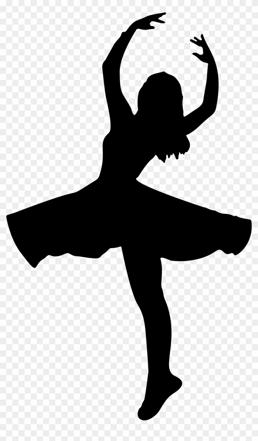 Clipart - Dancer Silhouette #10599