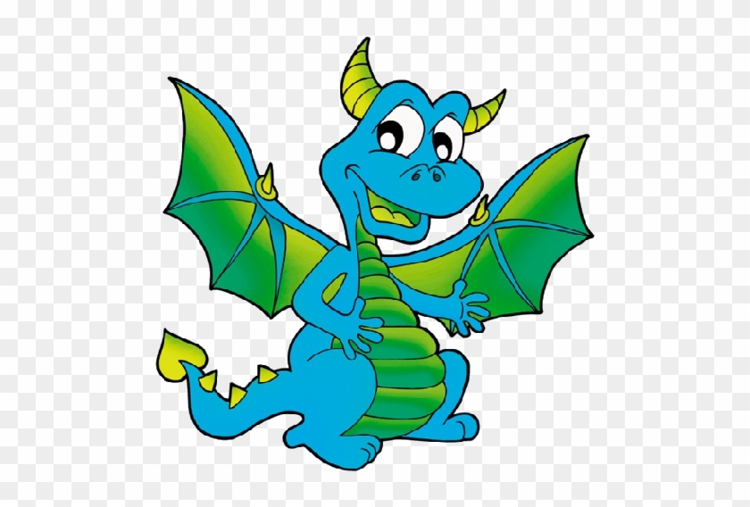 Funny Cartoon Dragon Clip Art - Dragon Clipart #10600