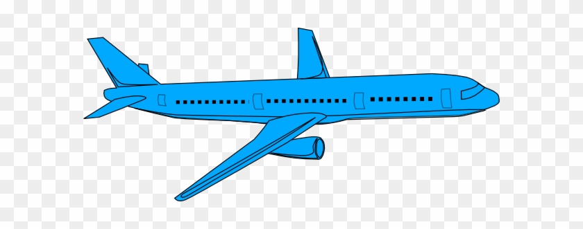 Aviation Clipart Blue Plane - Clip Art Blue Airplane #10637