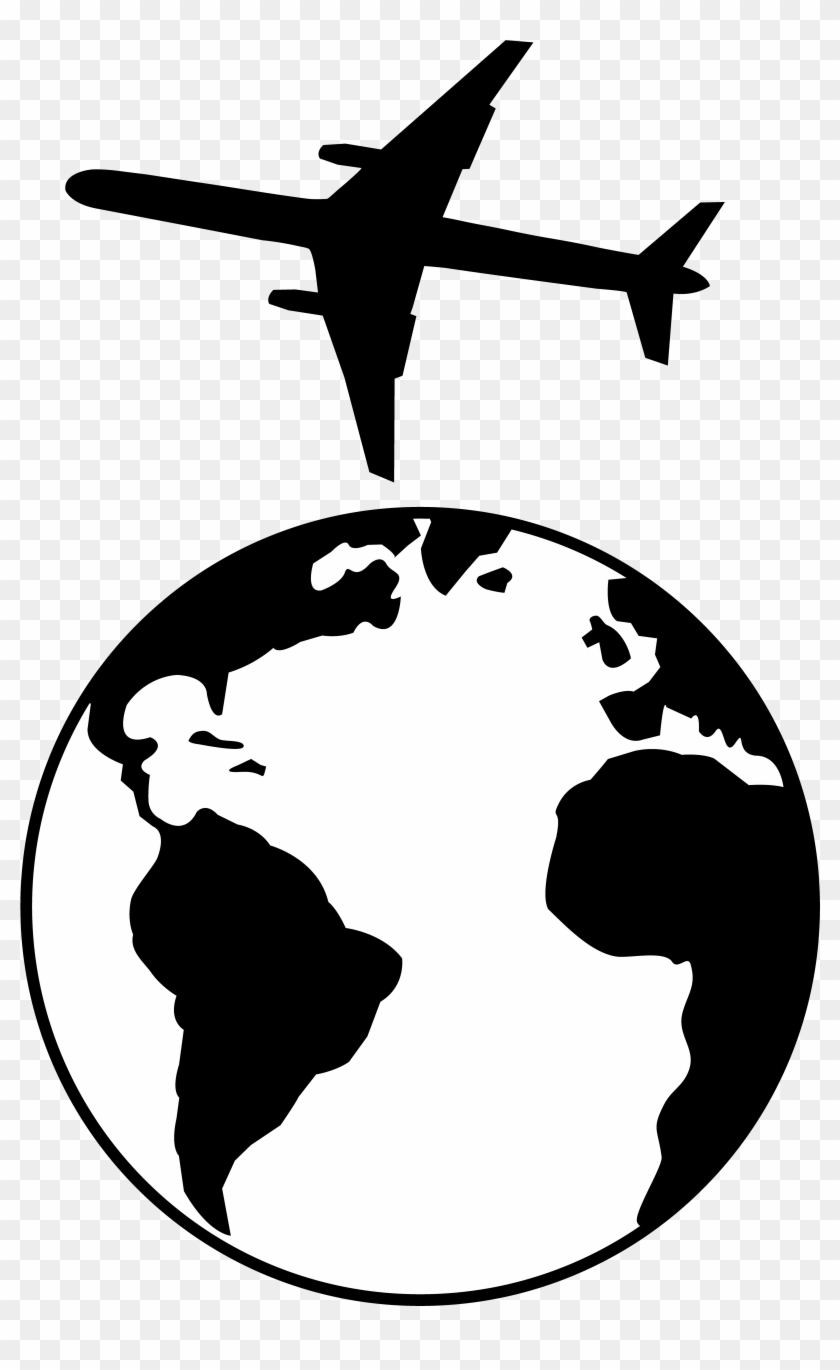 Airplane Clipart Black And White Free Images - Women's Voices For The Earth #10660