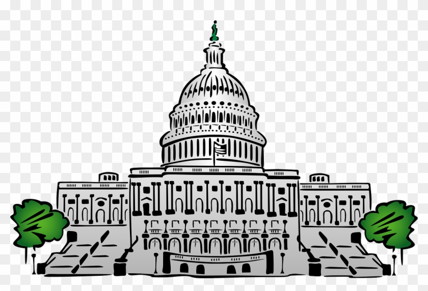 Sec & Cftc Chiefs To Talk Cryptocurrency With Congress - Capitol Building Clipart Png #10662