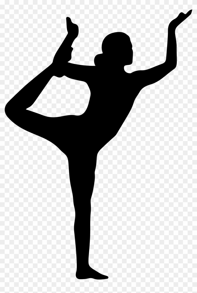 Yoga Clipart Transparent - Yoga Poses Silhouette Png #10667