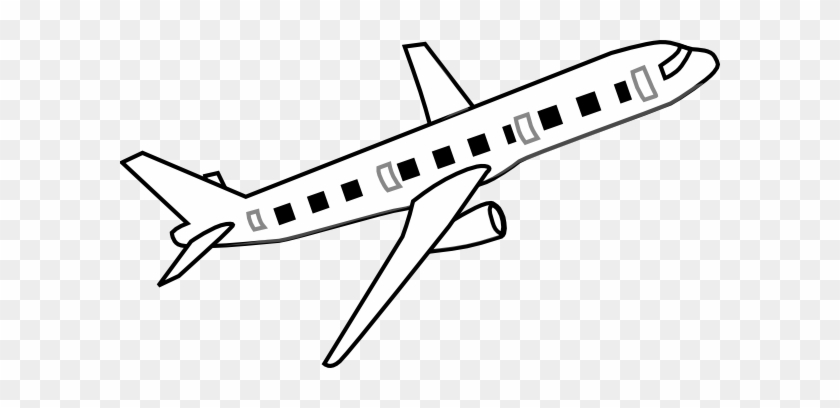 Clip Art Air Plane - Aeroplane Clipart Black And White #10670