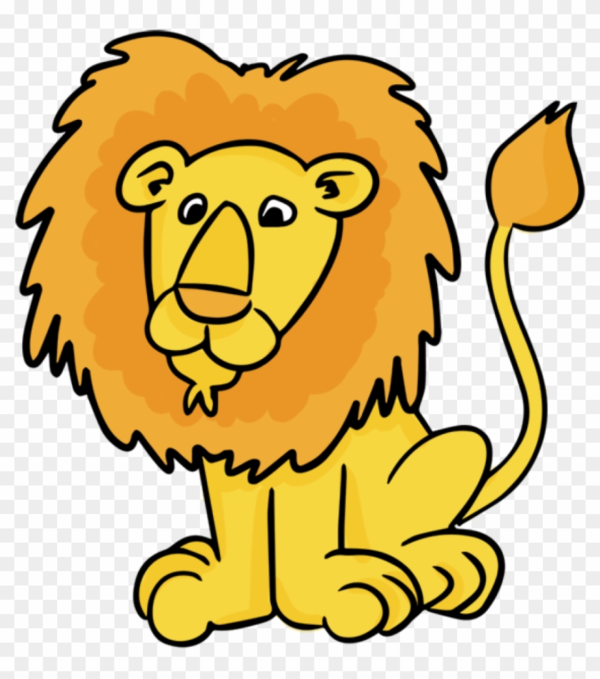 Lion Clipart Cartoon Male Lion Clip Art Clipart Panda - Lion Clipart #10721