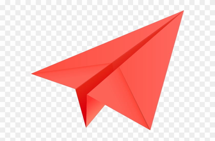 Free Paper Airplane Clipart 4 Clipartbarn - Red Paper Plane Png #10751