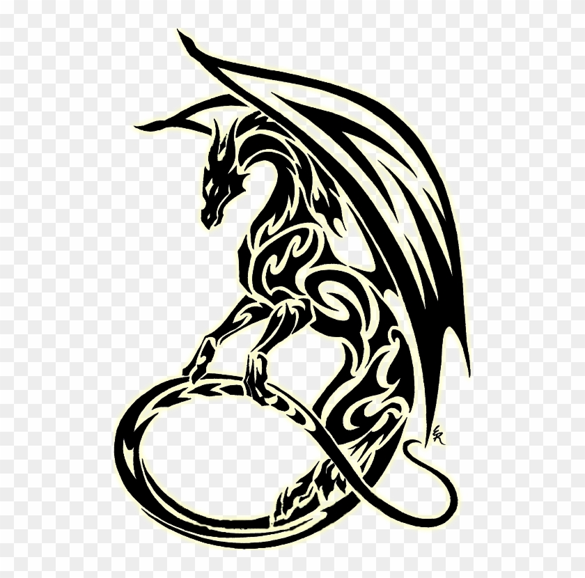 ancient celtic dragon tattoo