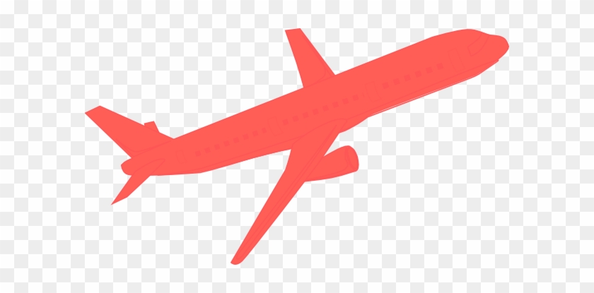 Airplane Coral Clip Art - Red Airplane Clipart #10787