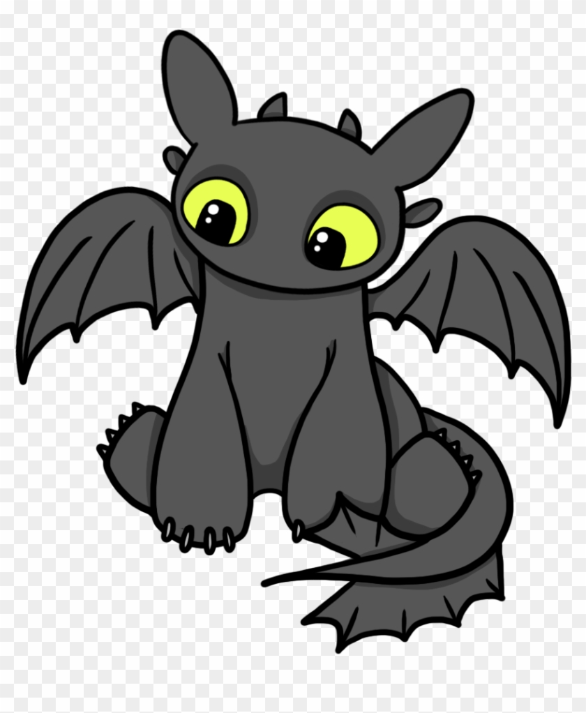 How To Train Your Dragon Clip Art Many Interesting - Train Your Dragon Toothless Cartoon #10853